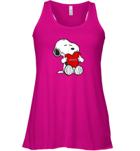Load image into Gallery viewer, Valentine Snoopy Hugging Heart T-shirt Racerback Tank