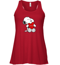 Load image into Gallery viewer, Valentine Snoopy Hugging Heart T-shirt Racerback Tank