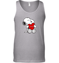 Load image into Gallery viewer, Valentine Snoopy Hugging Heart T-shirt Tank Top